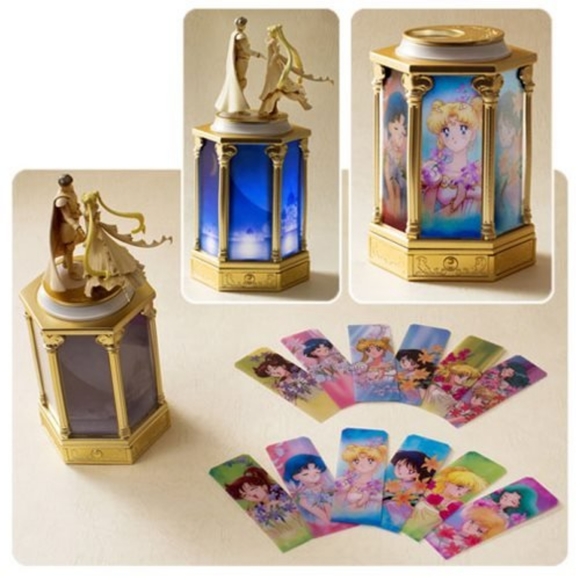 Bandai PROPLICA Sailor Moon Tuxedo Mirage Memorial Ornament Music Box Replica - Picture 3 of 12